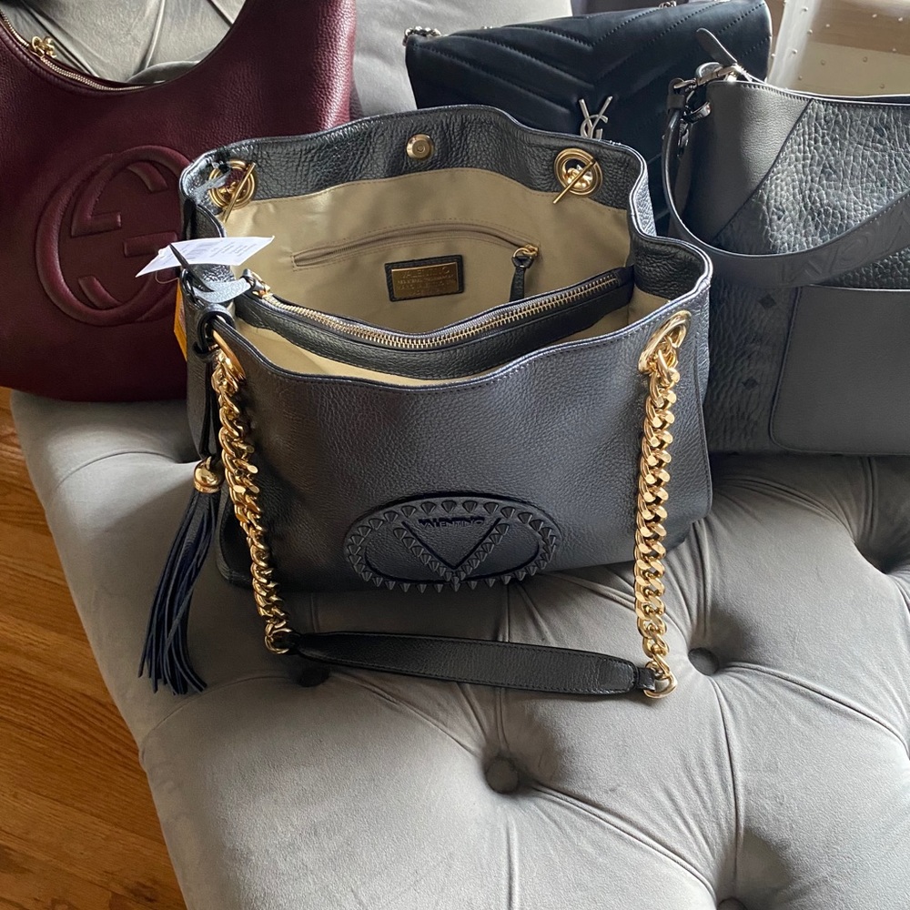 Valentino hobo chain tote GORGEOUS BAG!!! - Picture 4 of 7